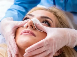 ماساژ بینی بعد از عمل