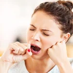 خمیازه کشیدن بعد از عمل بینی