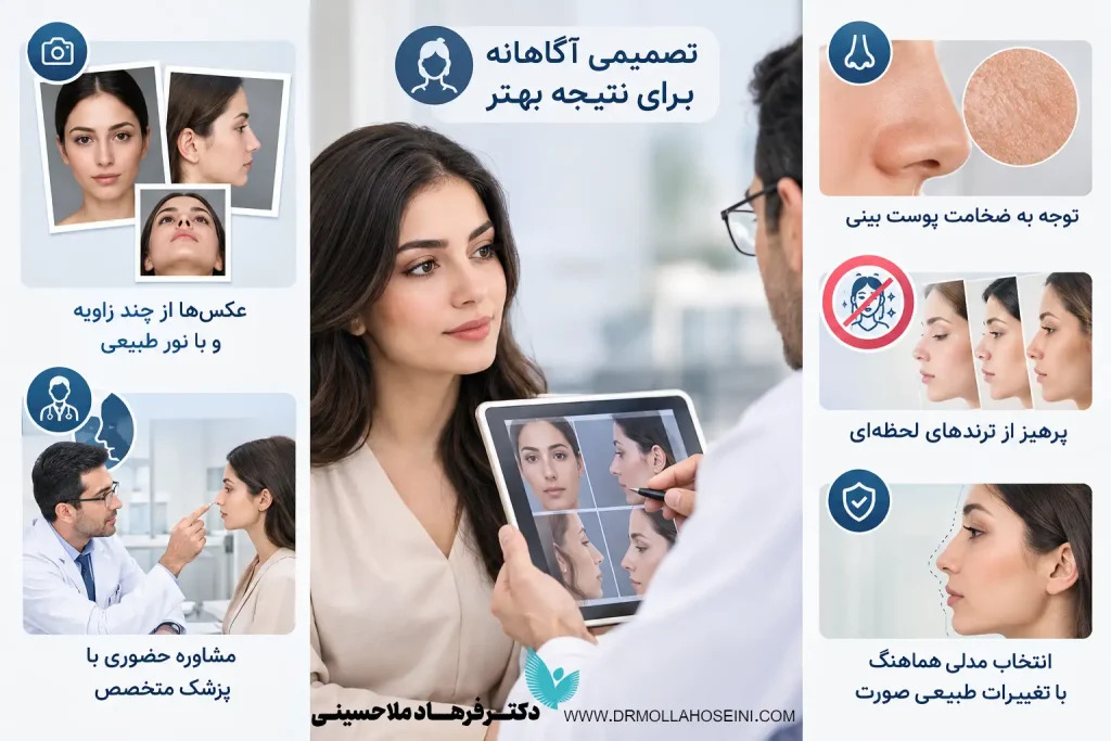 نکات ضروری پیش از عمل بینی | دکتر فرهاد ملاحسینی