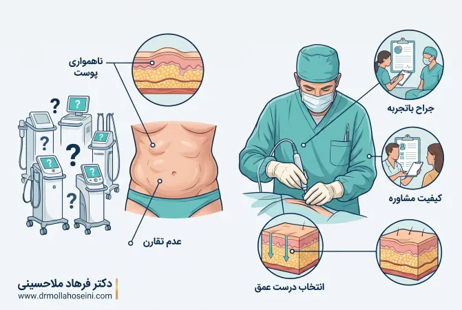 نکات پیش از عمل لیپوماتیک | دکتر ملاحسینی بندرعباس